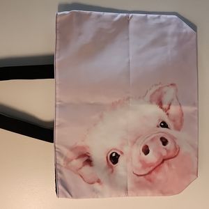 NEW - Tote Bag, Shoulder Bag - Pig